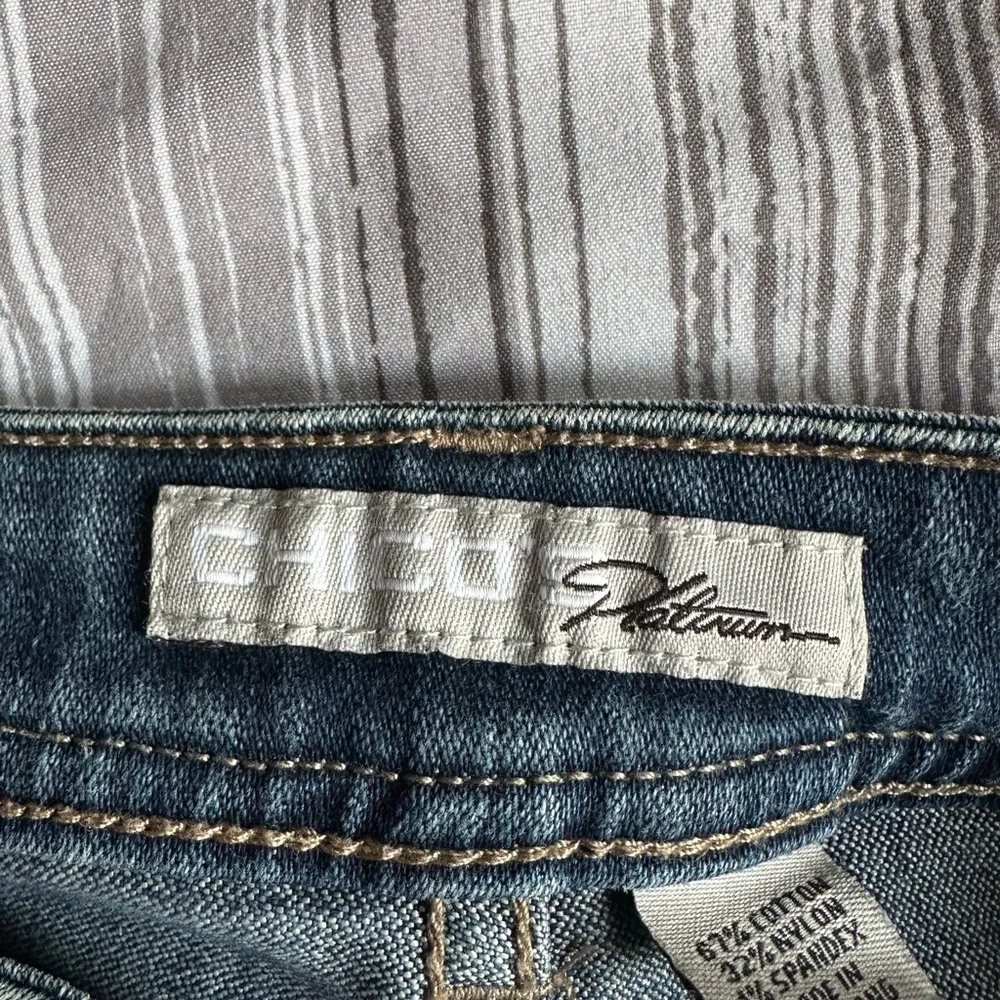 Chico's Blue‎ Straight Jeans Premium Denim